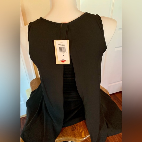 NWT CASUAL COUTURE BY GREEN ENVELOPE TUNIC TOP. DRAPES BEAUTIFULLY.❤️LT & COOL❤️ - Picture 9 of 13